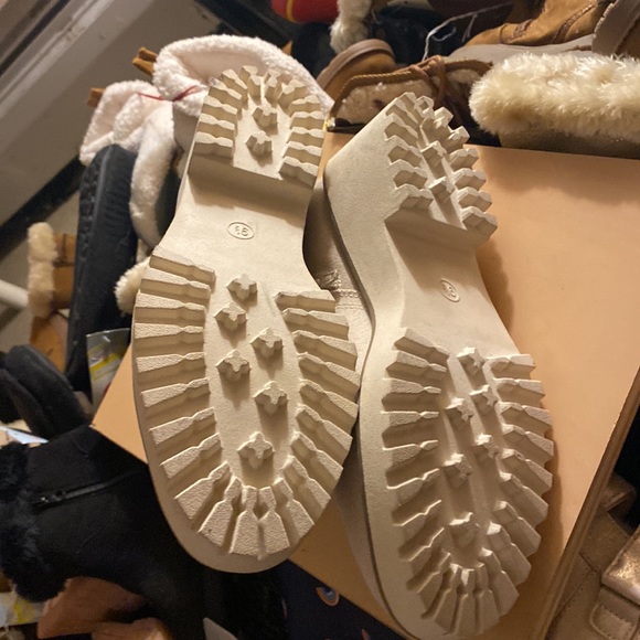 Low cuts heeled Man made with textile materials linings, creamy off white/taci - Picture 2 of 4